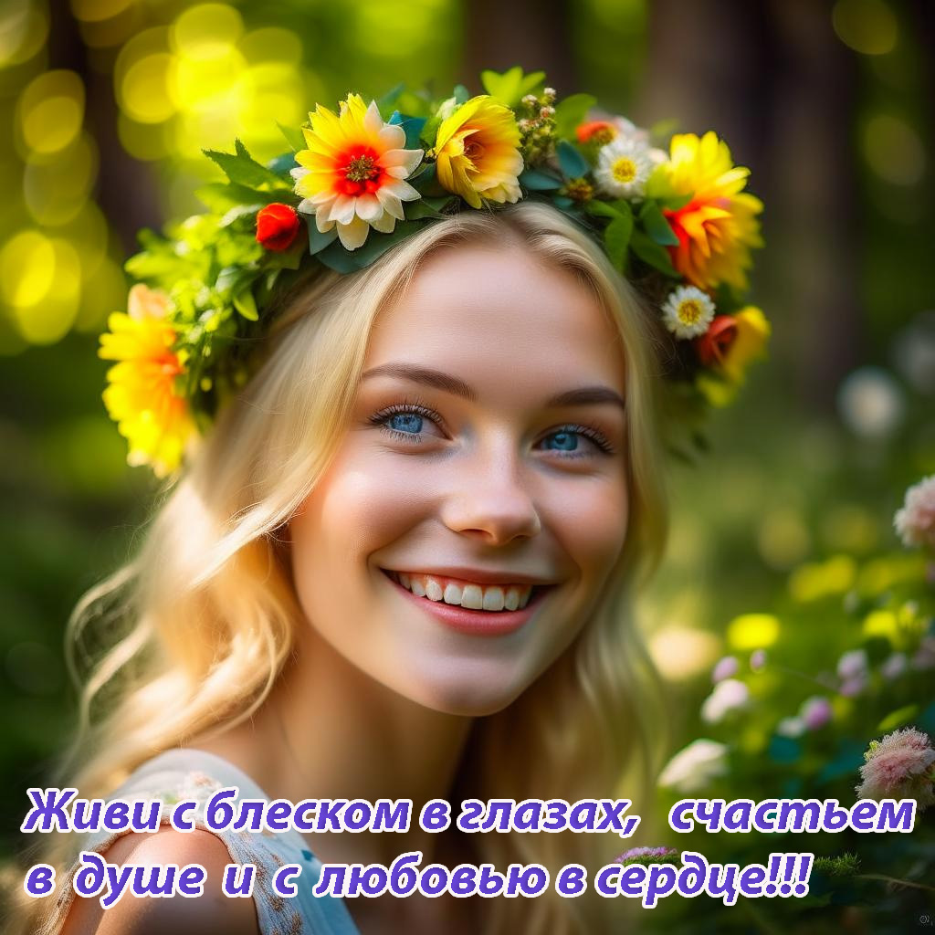 Живи с блеском в глазах
