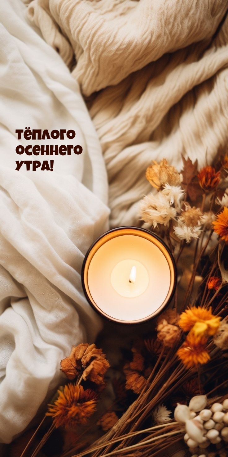 Тёплого осеннего утра!
