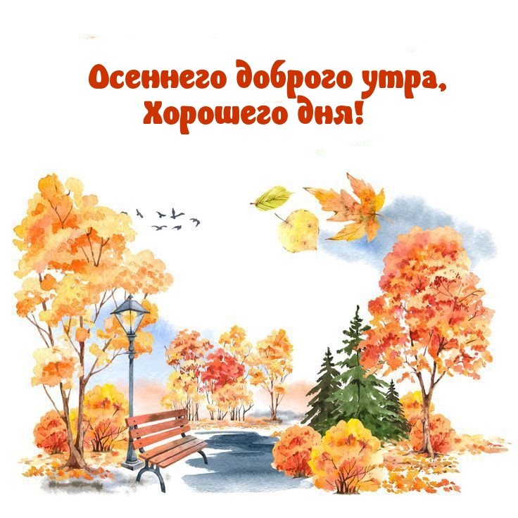 Осеннего доброго утра, хорошего дня!