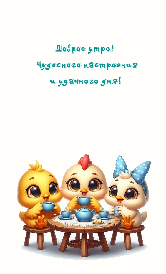 Доброе утро! Чудесного настроения и удачного дня!