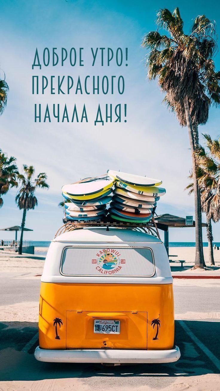 Доброе утро! Прекрасного начала дня!