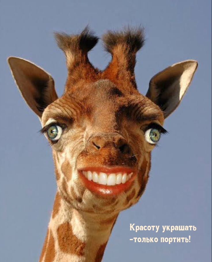 Красоту украшать — только портить!