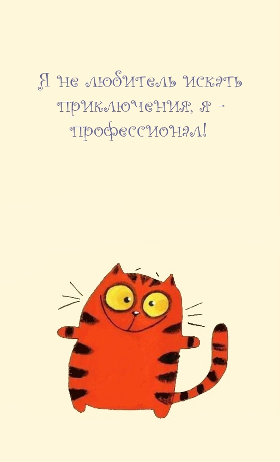 Я не любитель искать приключения, я — профессионал!