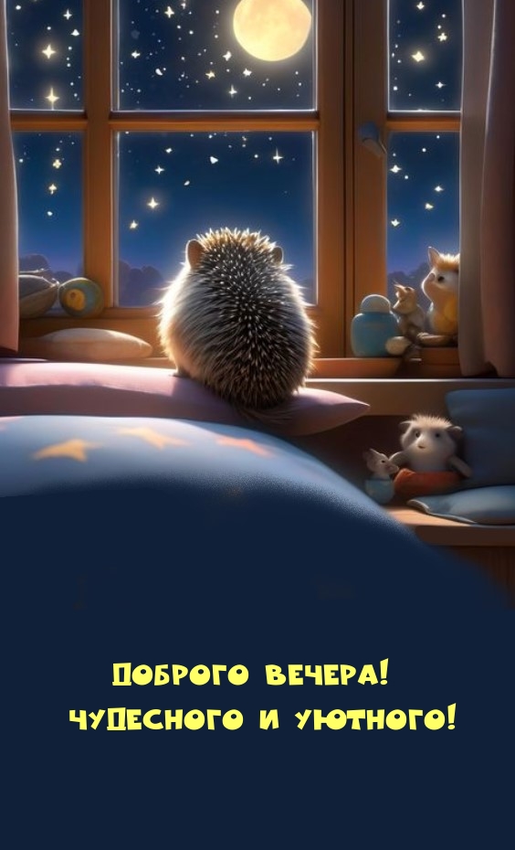 Доброго вечера! Чудесного и уютного!