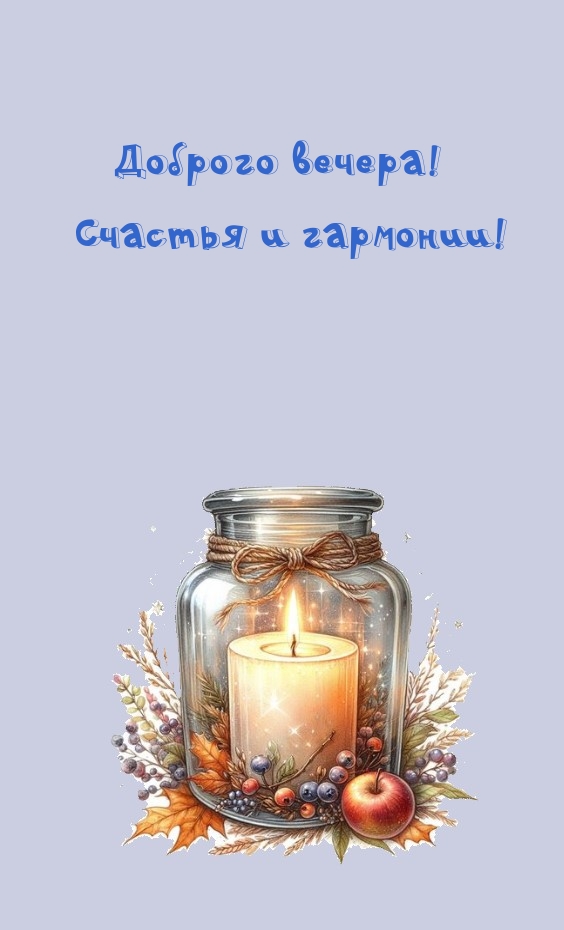 Доброго вечера! Счастья и гармонии!
