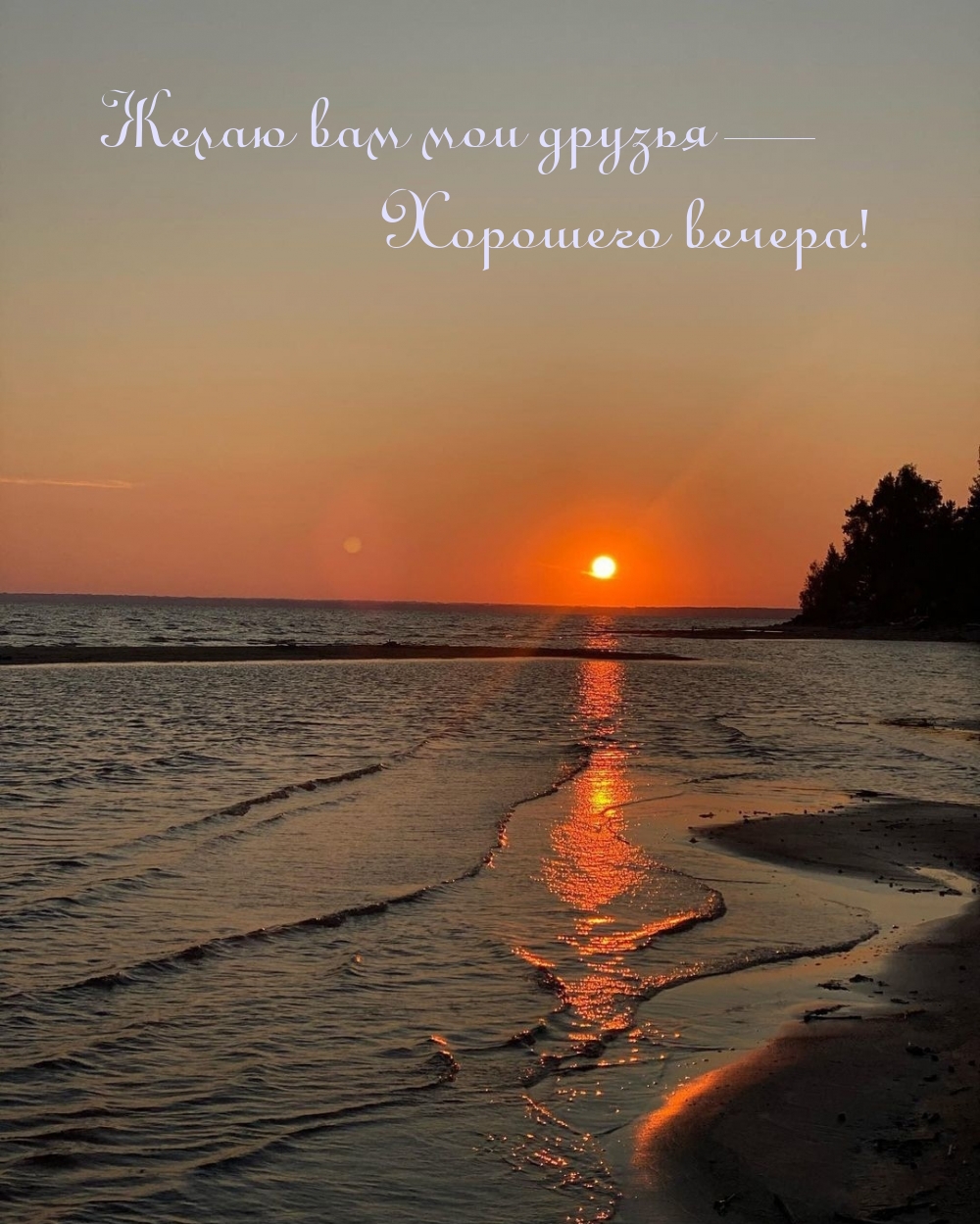 Желаю вам мои друзья — хорошего вечера!