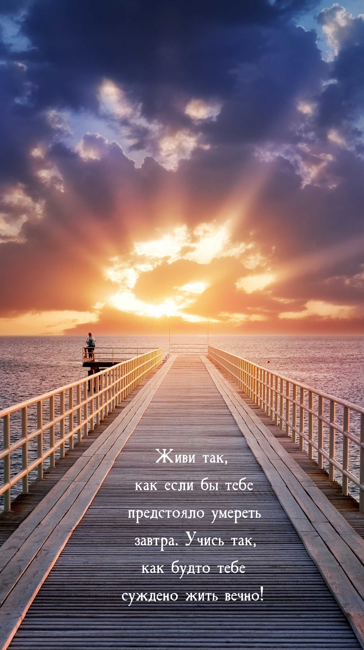 Живи так, как если бы тебе предстояло умереть завтра.