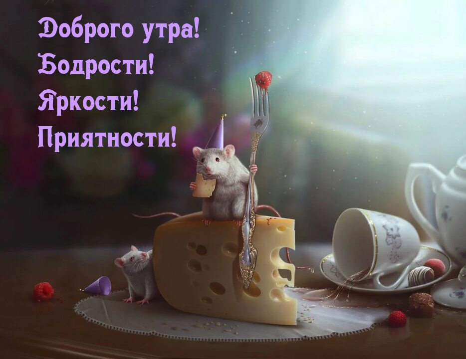 Доброго утра! Бодрости! Яркости! Приятности!