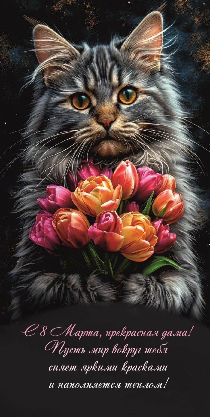 Картинки с надписями.  С 8 Марта, прекрасная дама!.