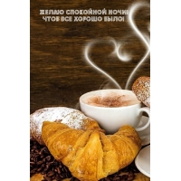 Желаю спокойной ночи! Чтоб все хорошо было!