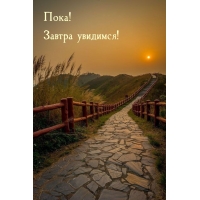 Пока! Завтра увидимся!