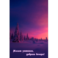 Желаю уютного, доброго вечера!