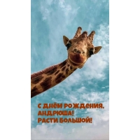 С днём рождения, Андрюша! Расти большой!