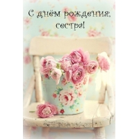 С днём рождения, сестра!