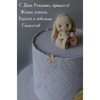 С Днём Рождения, принцесса! Успехов, радости и побольше сладостей!