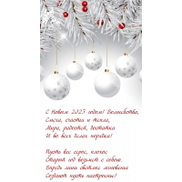 С Новым 2023 годом! Волшебства, смеха, счастья и тепла