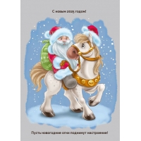 С новым 2025 годом! Пусть новогодние огни поднимут настроение!